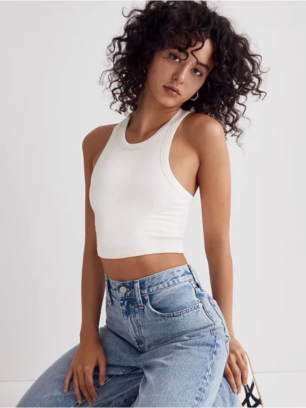 Madewell Variegated Rib Crop Tank